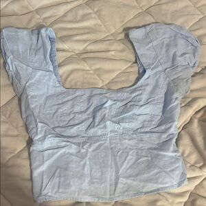 Urban Outfitters Light Blue Blouse